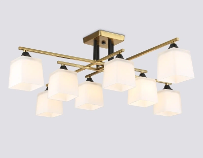 Светильник подвесной TR303044/8 CP медь E27/8 max 60W 820*820*260
