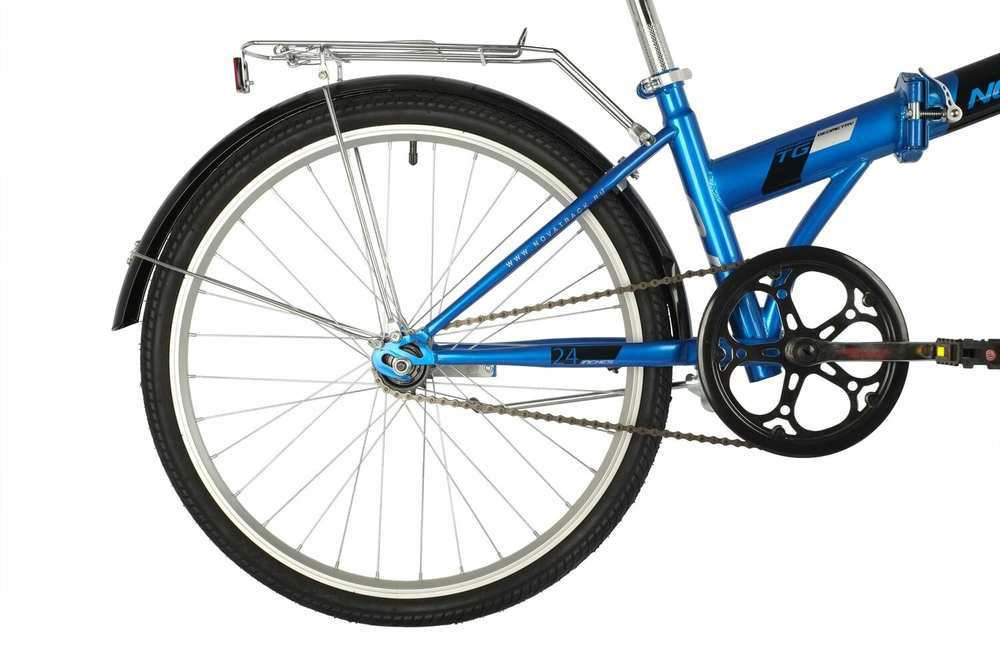 Велосипед складной Novatrack 24", синий