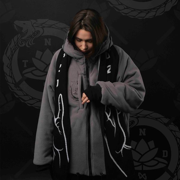 Куртка Cэнсэй серая - фото 2