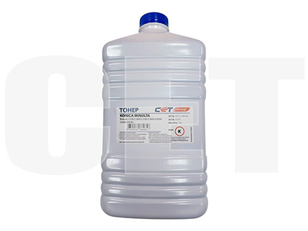 Тонер NF8K TN-324/TN-328 для KONICA MINOLTA Bizhub C258/C368/C250i/C360i/C450i (CET) Black, 500г/бут, cet111109k-500 Тонер NF8K TN-324/TN-328 для KONICA MINOLTA Bizhub C258/C368/C250i/C360i/C450i (CET) Black, 500г/бут, cet111109k-500