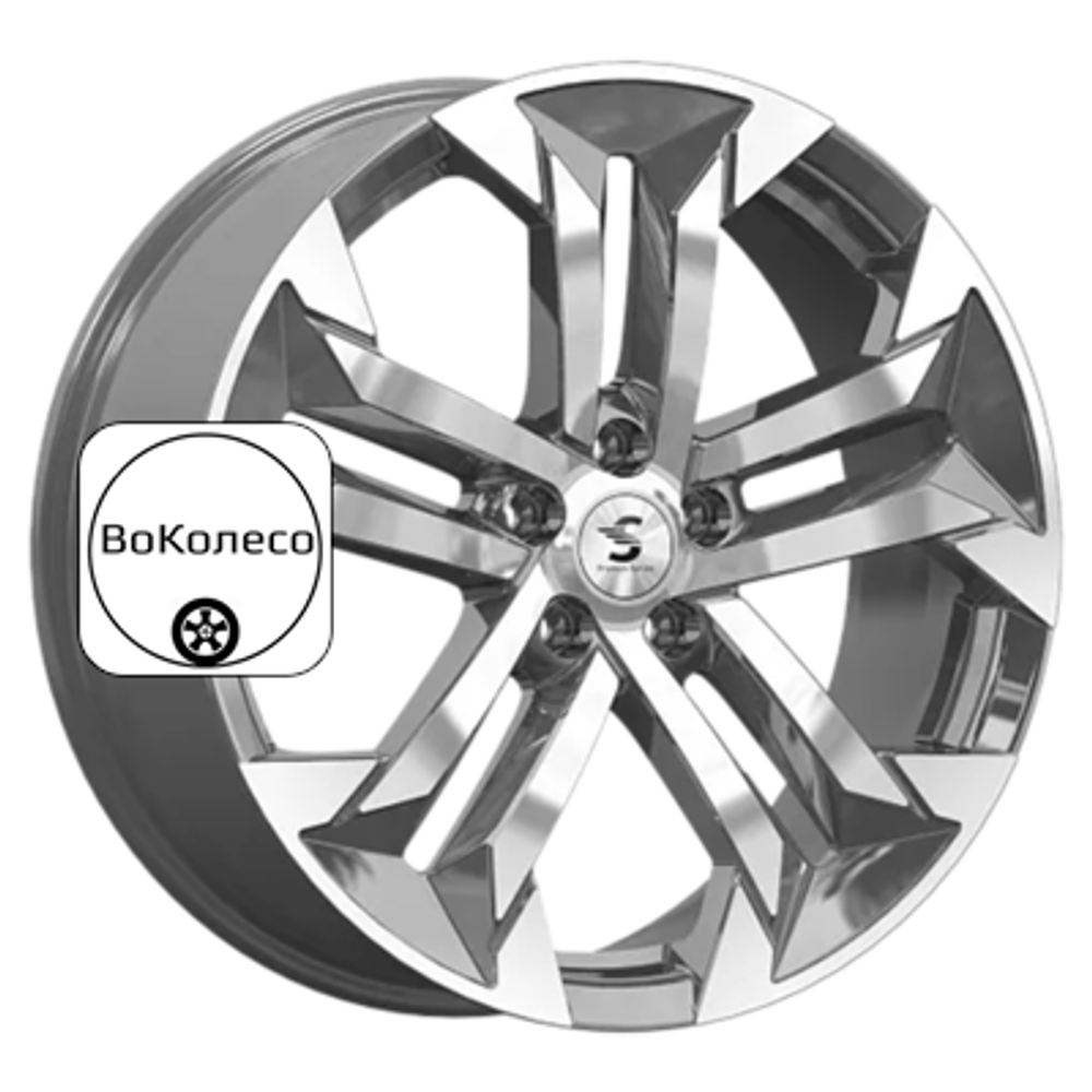 7,5x19/5x108 ET46 D63,35 КР015 (Geely Tugella) Diamond Gloss Graphite Premium Series