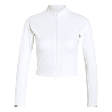 Женская теннисная футболка с длинным рукавом Adidas Techfit Long Sleeve Pro - white