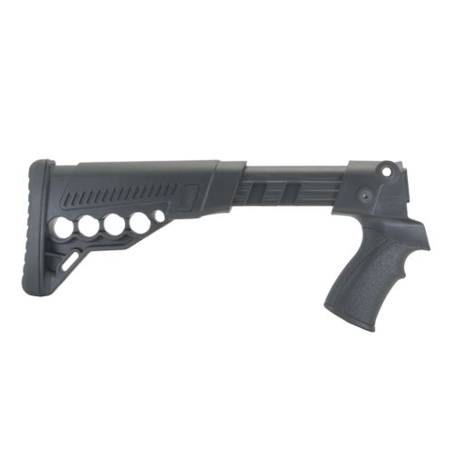 Приклад телескопический с патронташем на Бекас 12, 16, DLG Tactical. Черный