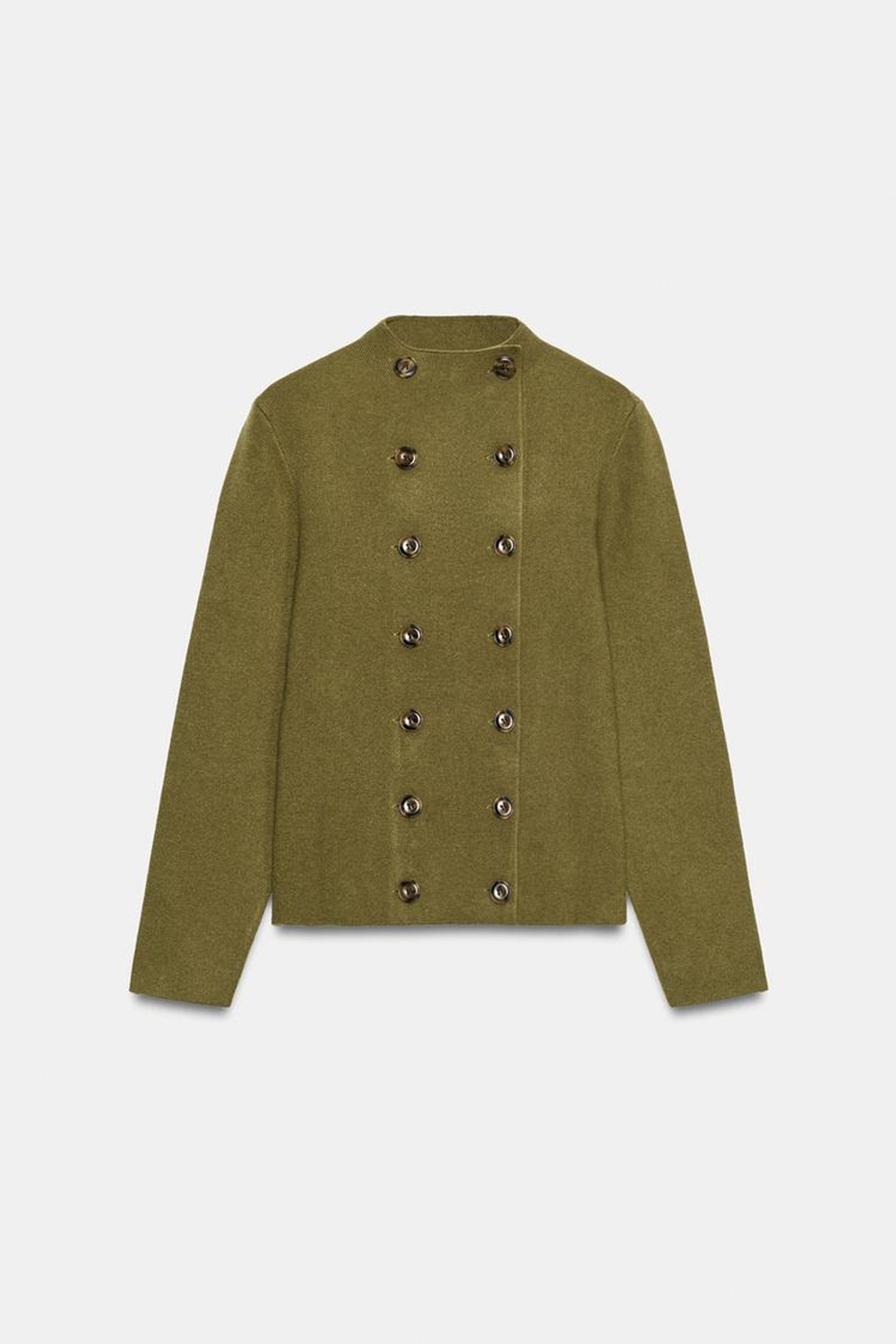ZARA КАРДИГАН НА ЗАПÁХЕ, ПЫЛЬНЫЙ ХАКИ