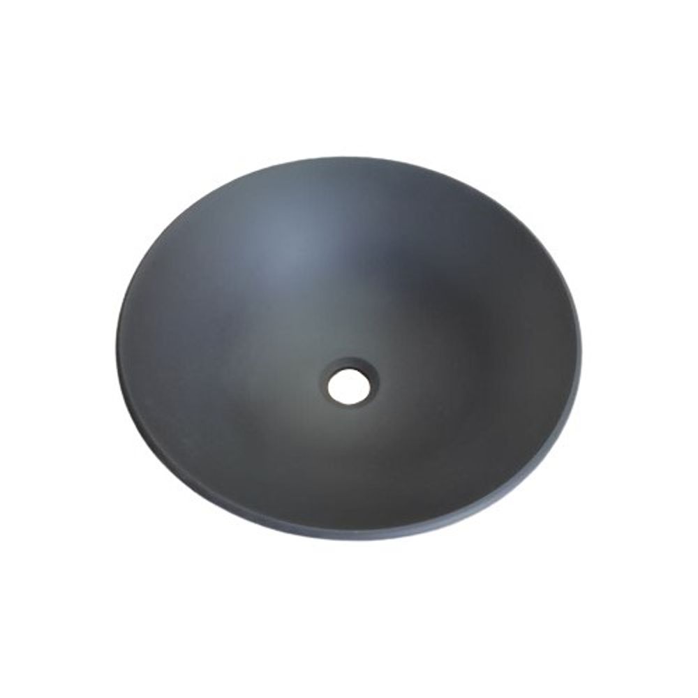 Раковина накладная/круглая/Bowl (серый) 44 см