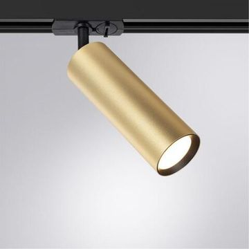 Трековый однофазный светильник GU10 A1515PL-1SG золото Beid Arte lamp