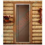 Стеклянная дверь Престиж Flash Royal, бронза матовая, 2000х800 (DoorWood) в Кирове