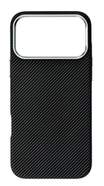 Накладка для i-Phone 17 Pro Max J-Case Carbon Fiber черный