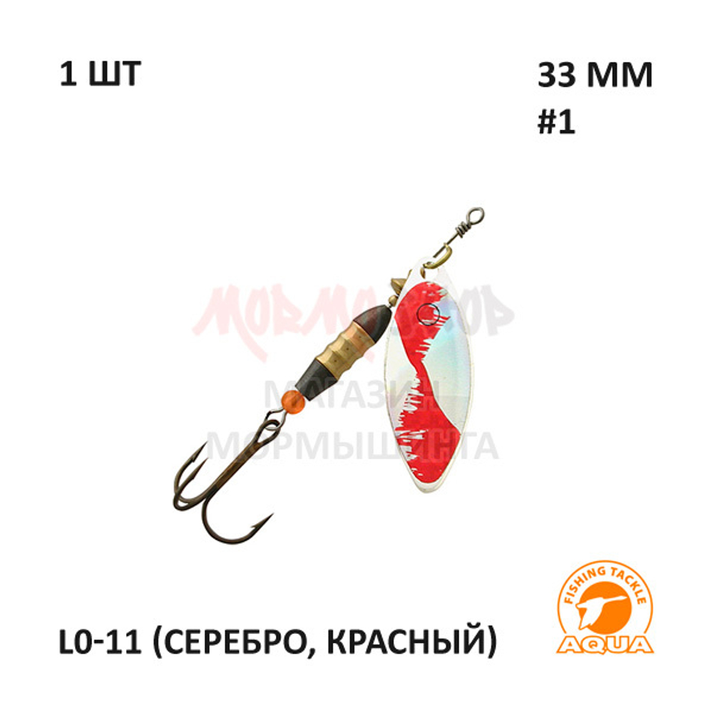 Блесна вертушка AQUA LONG 5 гр #1