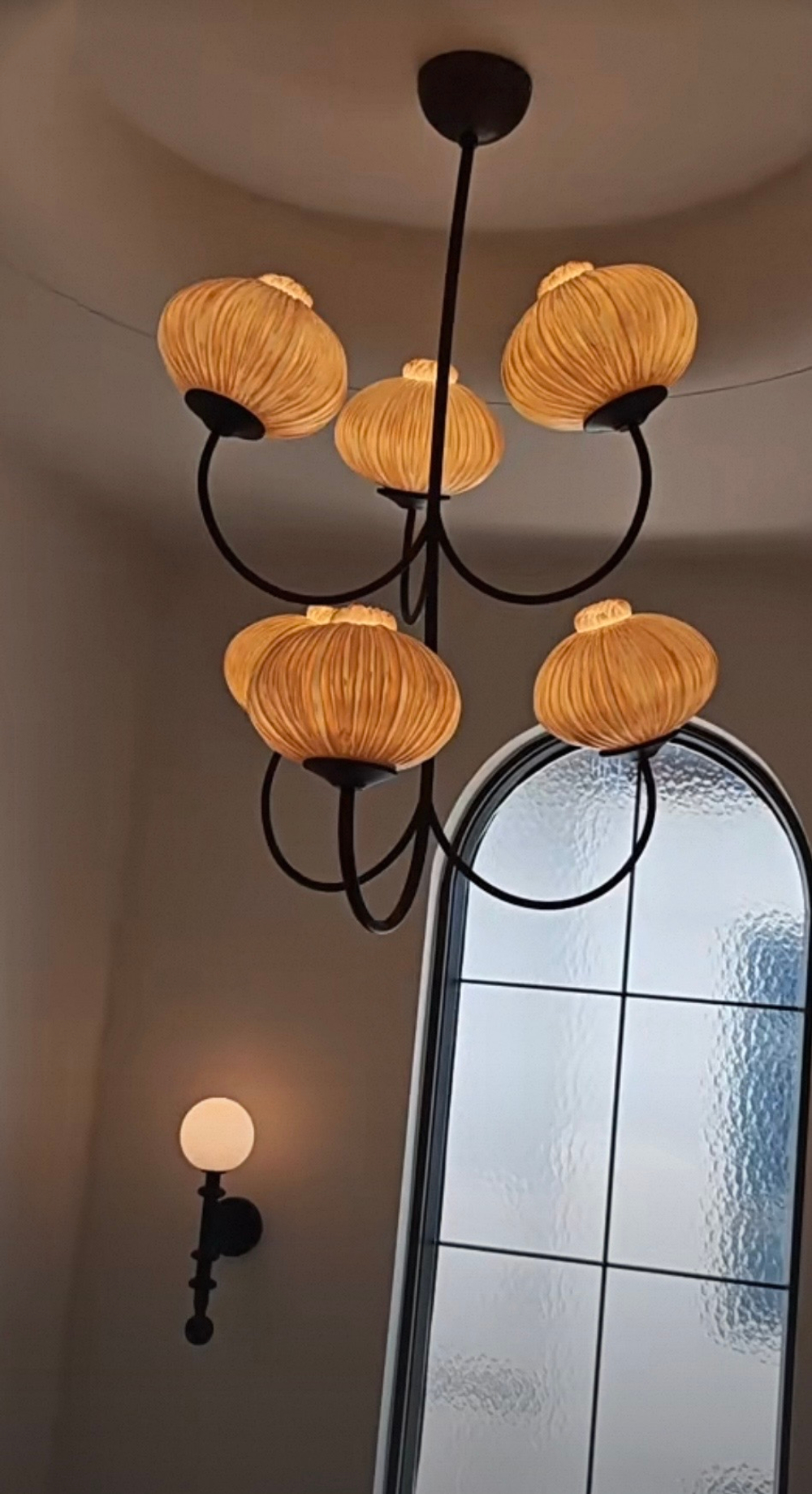 Chandelier design lamp Palms by Aqua Creations Studio
