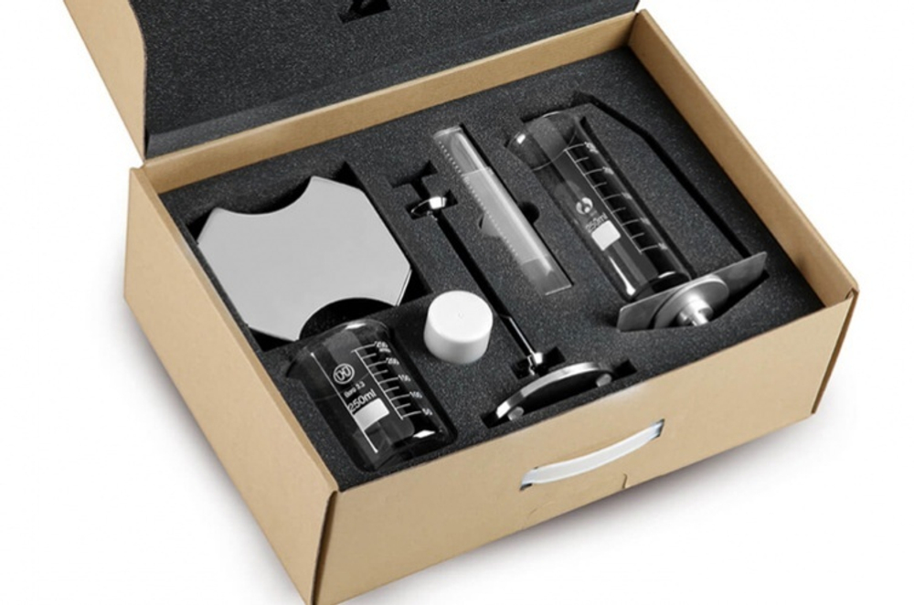 Комплект для определения плотности твердых тел и жидкостей DENSITY KIT (для весов с дискретностью 0,001г/0.0001г/0.00001г)