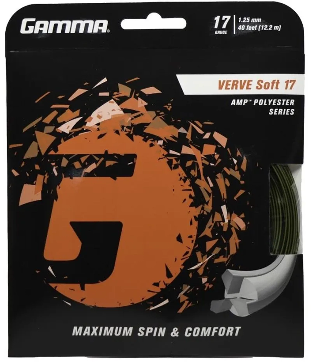 Струны теннисные Gamma Verve Soft 17 (12,2 m)