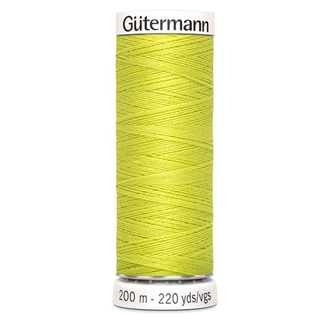 Нить Sew-All 200 м, Gutermann, 334 желто-зеленый