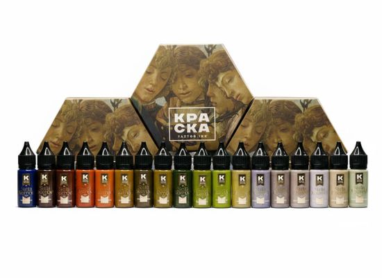 Живописный Сет от Стеллы Аксеновой (Краска Tattoo Ink)