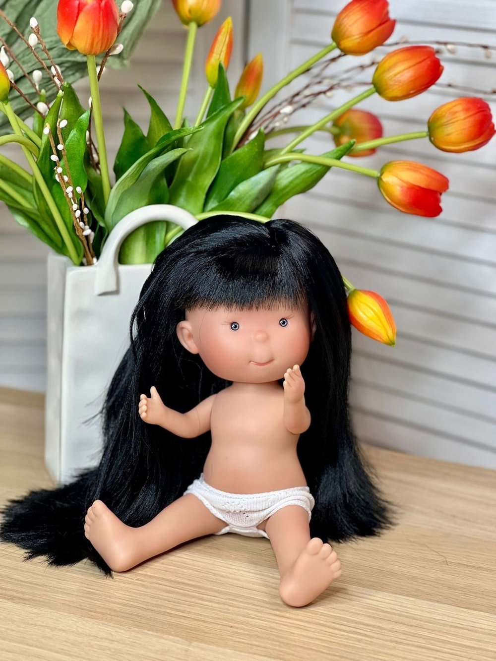 Кукла для девочки виниловая 30см Пиппа без одежды (2899W5)