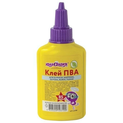Клей ПВА 85 г (ЮНЛАНДИЯ)