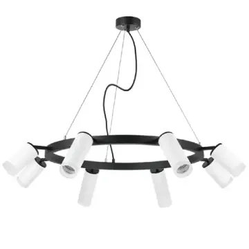 Люстра подвесная 8*GU10 LR0188643640 черный/белый Rullo Lightstar