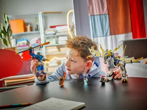 Конструктор LEGO Ninjago 71843 Робот-драконий всадник Разбойника
