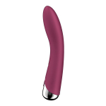 Малиновый вибратор 17,8см для G-точки Satisfyer Spinning Vibe 1 Rotating G-Spot Vibrator Fuchsia