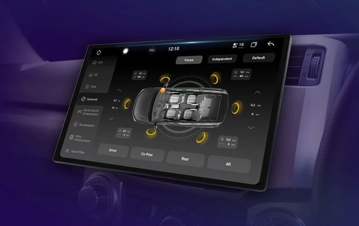 Магнитола в рамку LUX, 9" или 10" с экраном 13" QLED+2K - Kuberg на Android 12, Быстрая, 4G SIM-слот, CarPlay