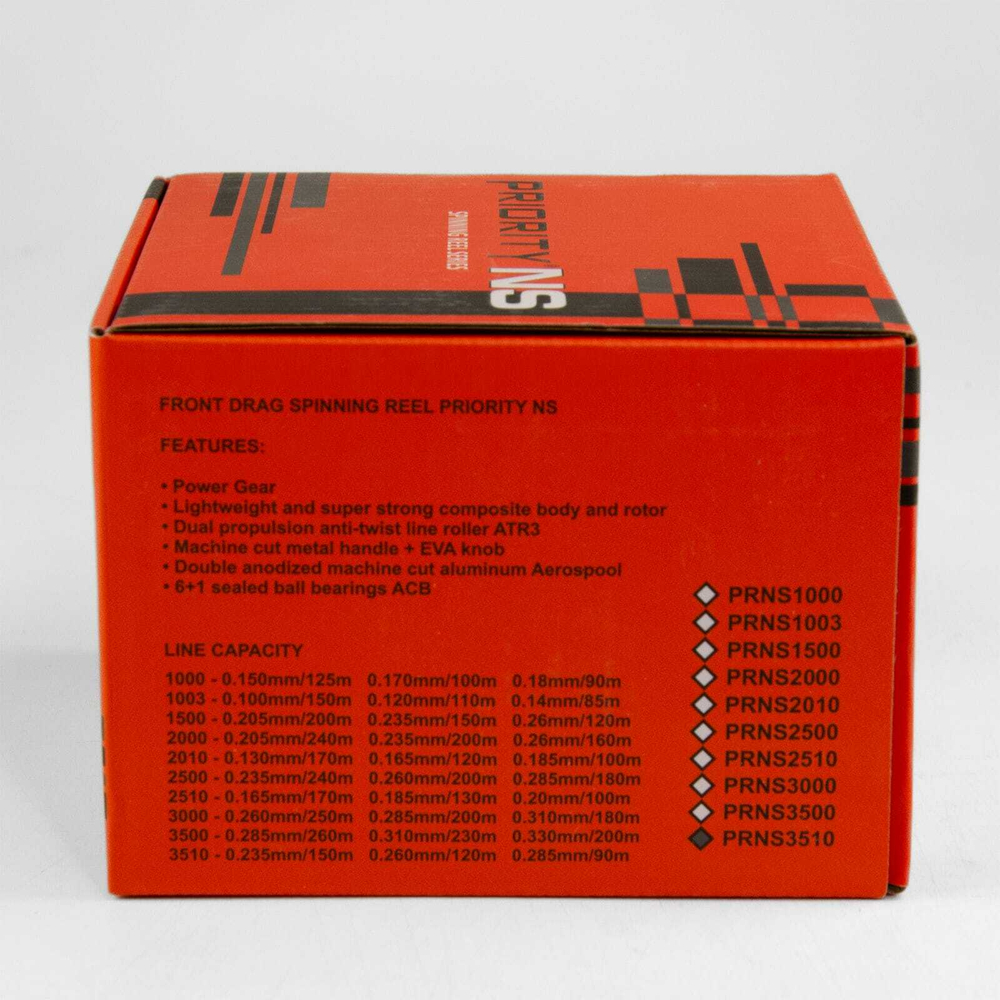 Безынерционная катушка Stinger Priority NS 3510 (6+1BB, мет. шпуля)