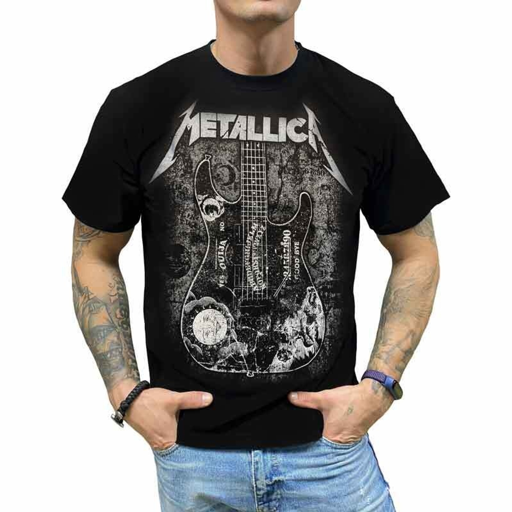 Футболка Metallica (Гитара ч/б) (S)