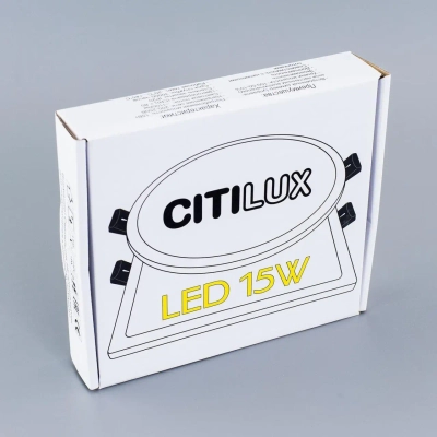 Citilux Омега CLD50K150 LED Встраиваемый светильник с диммером Белый