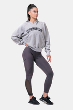 Толстовка женская Iconic HERO Long Sweatshirt with a hoodie 581 Серая