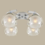 Citilux Буги CL157141 Люстра потолочная Белая Хром
