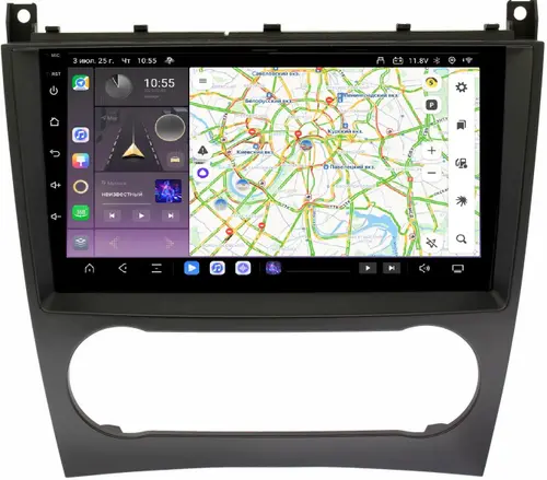 Магнитола для Mercedes-Benz G W463 2000-2006, C-класс W203 2000-2004 - Kuberg OL-9987 QLed, Android 13, Быстрейшая, CarPlay, SIM-слот
