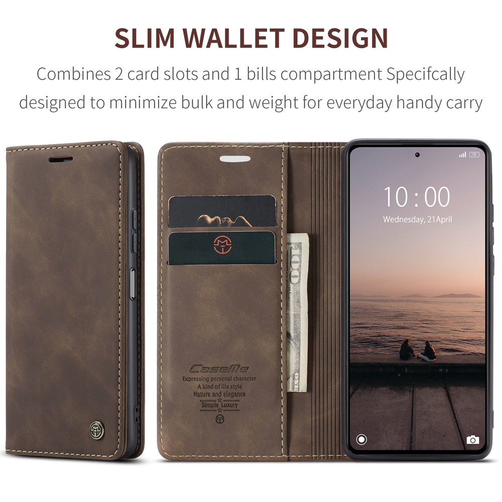 Чехол-книжка CaseMe Matte Xiaomi Redmi Note 12 Pro 5G