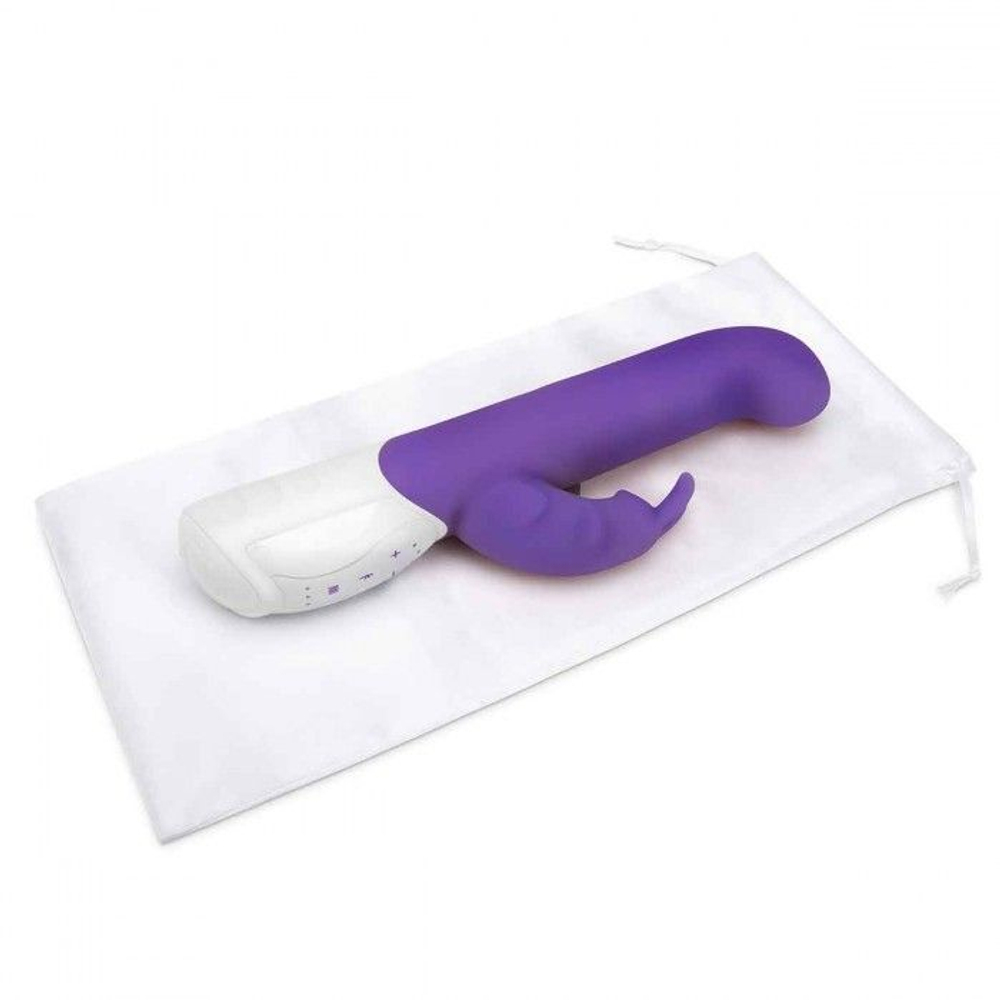 Фиолетовый вибромассажер для G-точки Come hither G-Spot Rabbit - 24,5 см. (Цвет: фиолетовый)