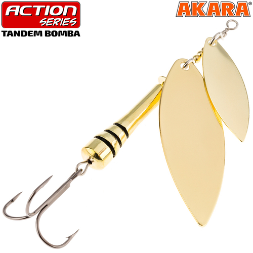 Блесна вращающаяся Akara Action Series Tandem Bomba 2/4 21 гр. 5/7 oz. A21