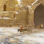 Картина «Снег в Бухаре»