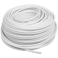 Антенный кабель Schwaiger SAT F-Plug/F-Plug, белый, длина 1 м