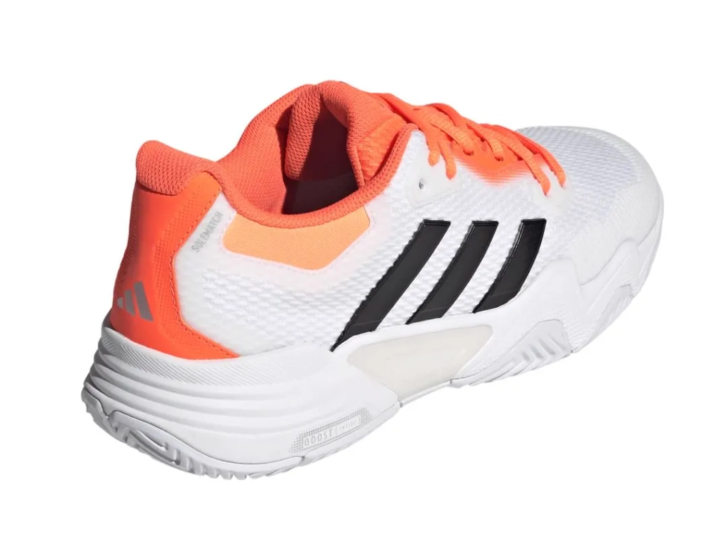 Теннисные кроссовки Adidas Solematch Control 2 M - cloud white/core black/lucid orange