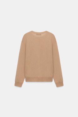 ZARA СВИТЕР ИЗ 100% ШЕРСТИ EXTRASOFT, РЫЖЕВАТО-КОРИЧНЕВЫЙ