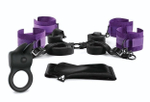 Любовный набор для двоих Couples Bedspreader Kit (Цвет: фиолетовый с черным)