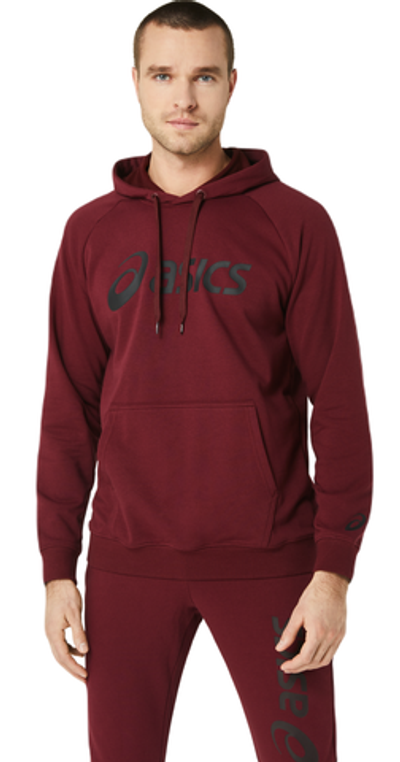 Мужская теннисная кофта Asics Big Asics Oth Hoodie - antique red/performance black
