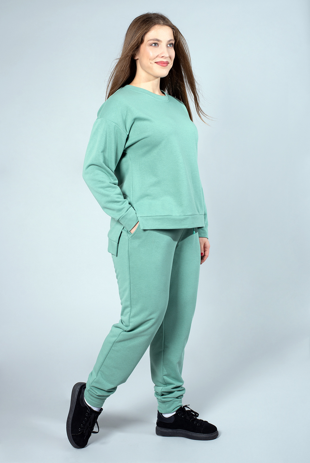 Костюм женский 3010АПА, шалфей
