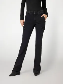 Джинсы bootcut cargo женские GUESS