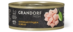 Консервы Grandorf Fresh для взрослых кошек (Куриная грудка в желе)