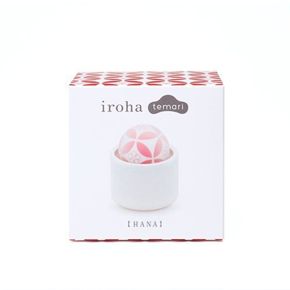 Белый вибромассажёр Temari Hana (Цвет: белый)
