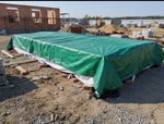 Тент строительный, универсальный, для сена и туризма, 3x4 м, ламинированный, плотность 120 грамм на кв.м