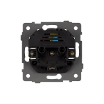 Механизм розетки с USB зарядкой SCT-MUAC-PL-GR-V (250V, 16A) (Arlight, -)