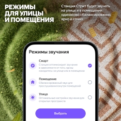 Умная колонка Yandex Стрит Алиса серый 30W 2.0 BT/Wi-Fi 10м 3300mAh (YNDX-00030GRY)