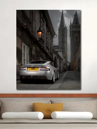 Картина "Aston Martin DBS" на стену 50х70см 1шт.