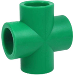 Крестовина RIIFO Alba PP-R 25-25-25-25 зеленая, уп 5 шт