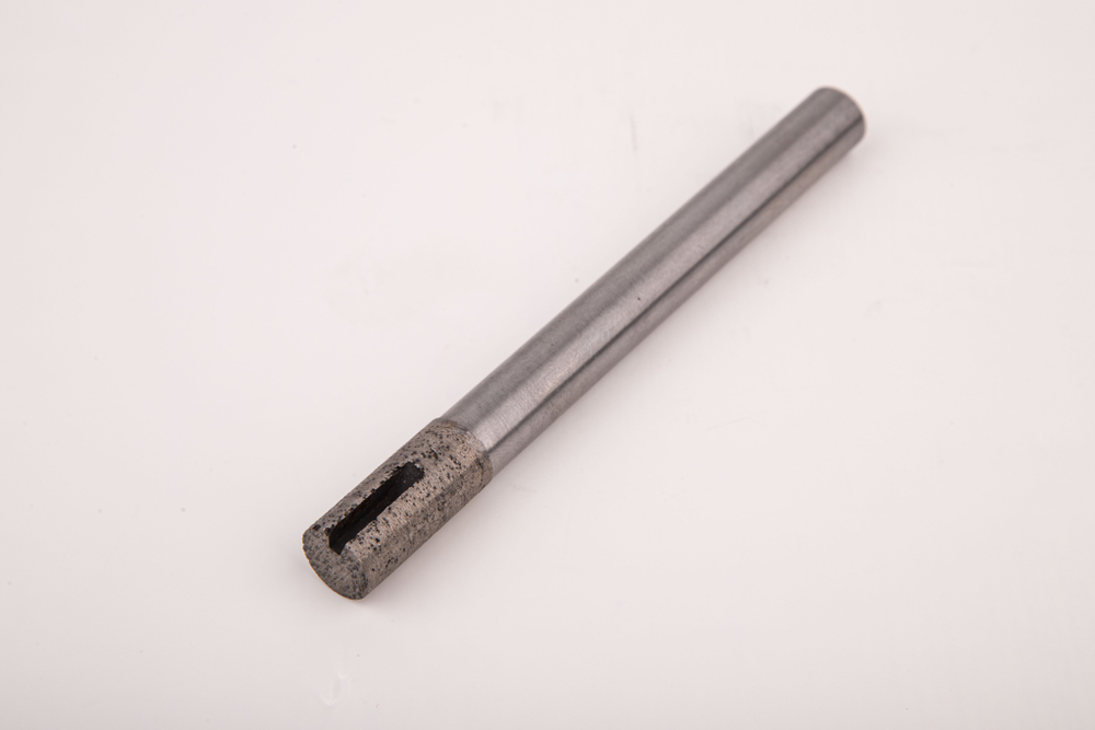 Фреза спеченная алмазная с плоской головкой для гранита 12*25*120(130) с/без канавки