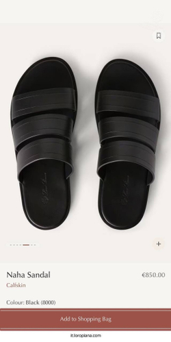 Шлепанцы Loro Piana